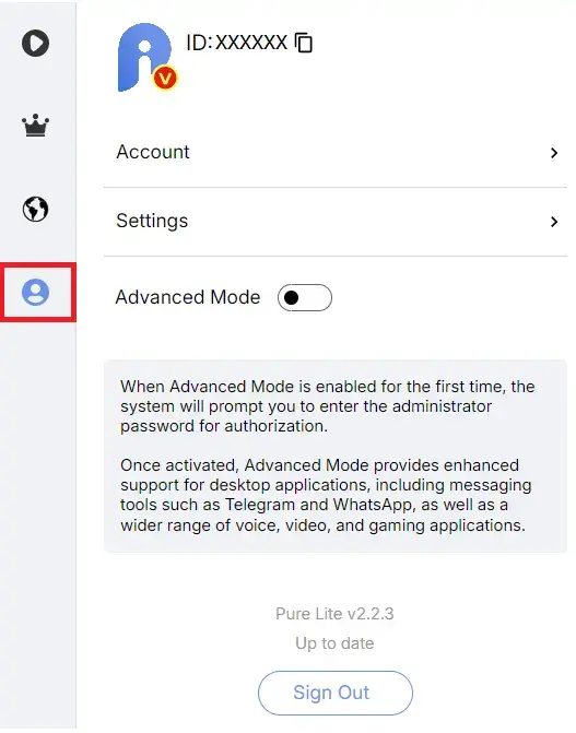 How to enable Advanced Mode